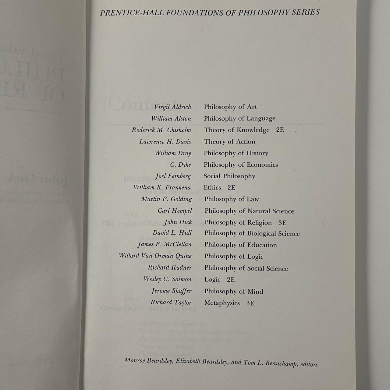 Philosophy of Religion (Third Edition) - John Hick