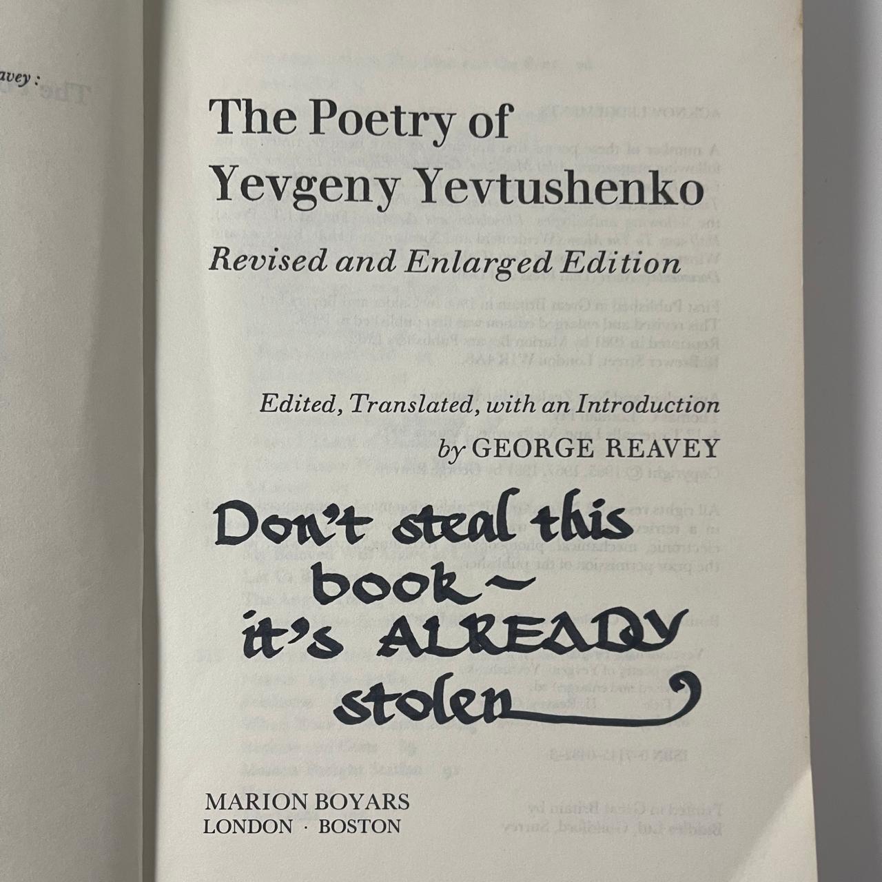 The Poetry of Yevgeny Yevtushenko - Yevgeny Yevtushenko