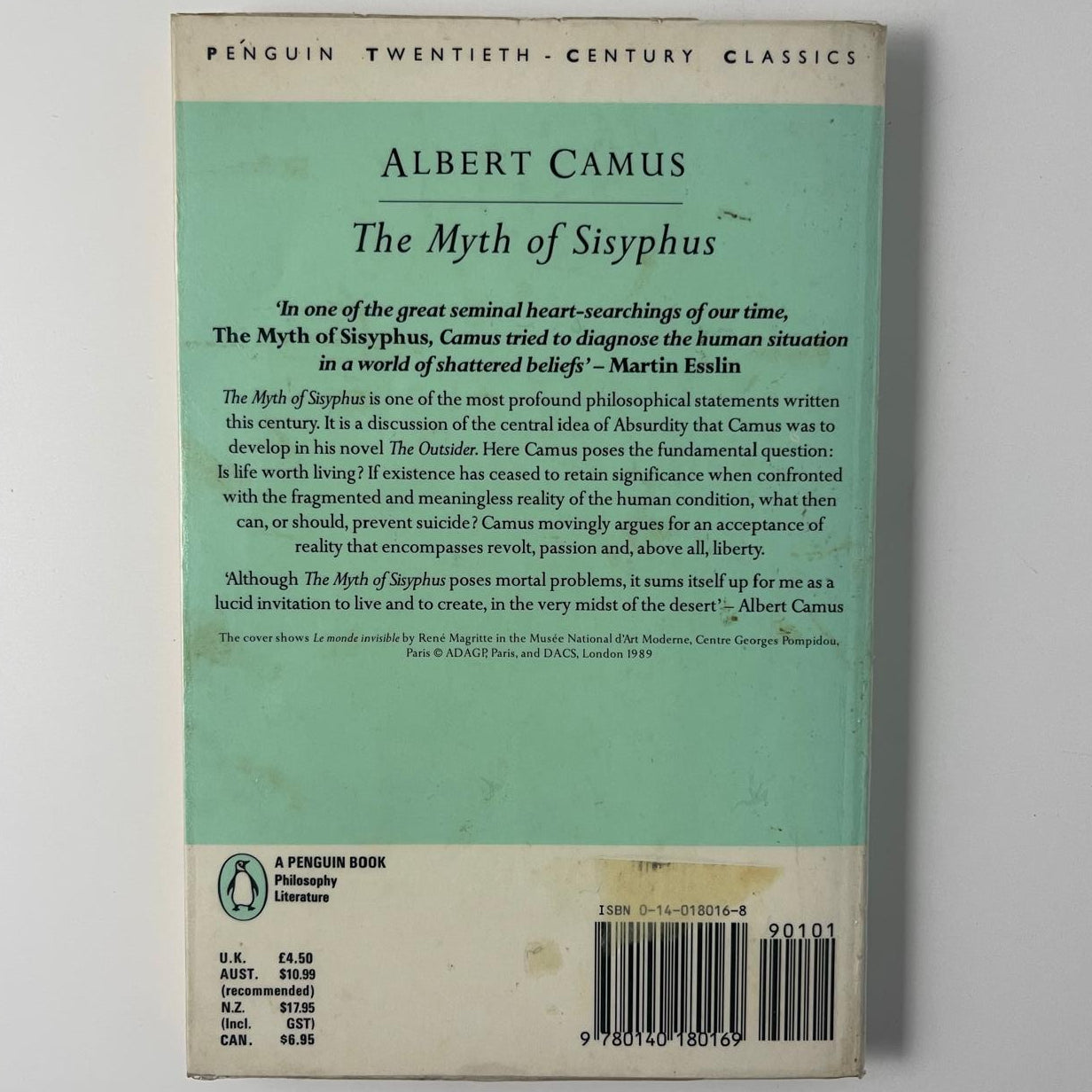 The Myth of Sisyphus - Albert Camus