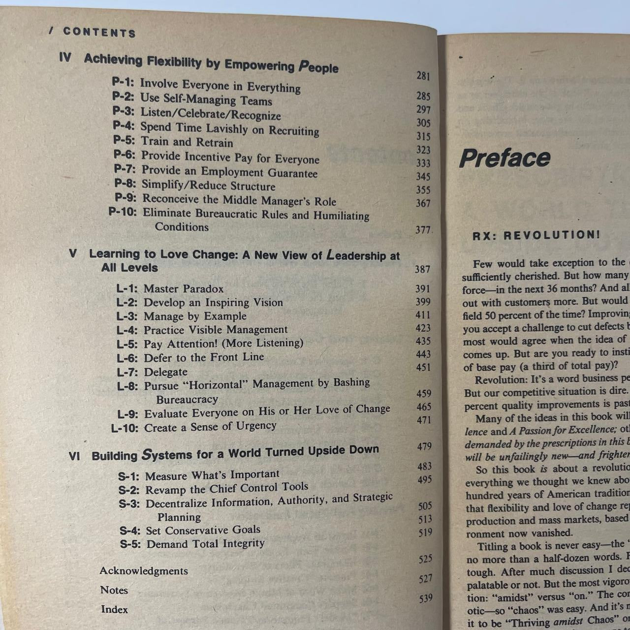 Thriving on Chaos: Handbook for a Management Revolution — Tom Peters