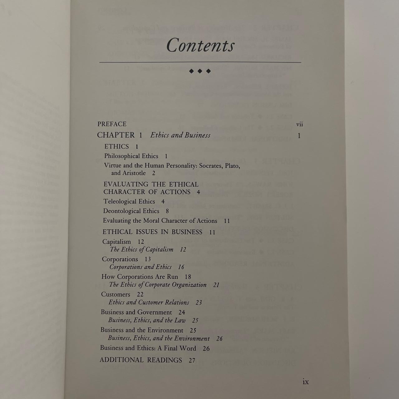 Business Ethics: A Philosophical Reader — Thomas I. White