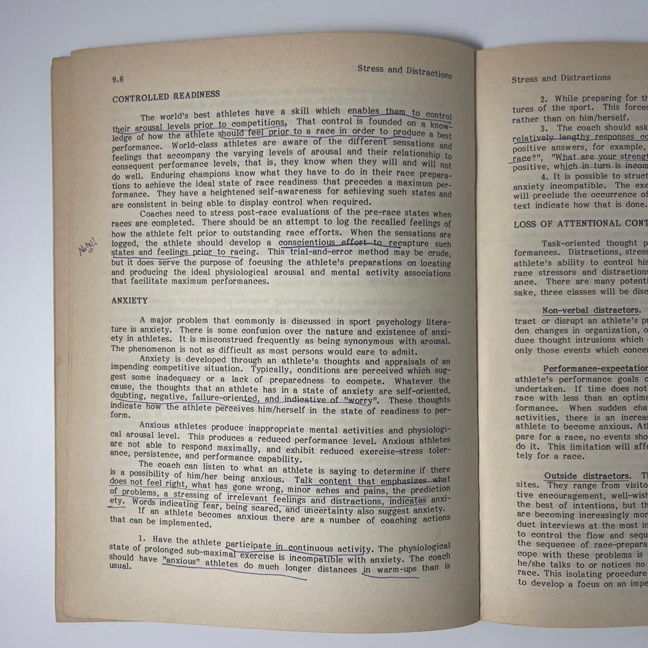 The Psychology of Successful Competing in Endurance Events — Brent S. Rushall & J. R. Potgieter