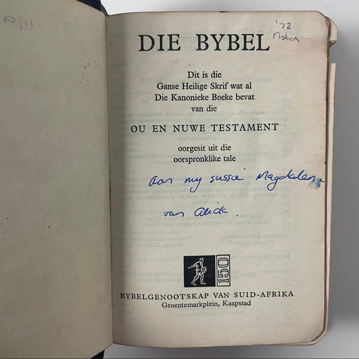 Die Bybel — Bybelgenootskap van Suid‑Afrika