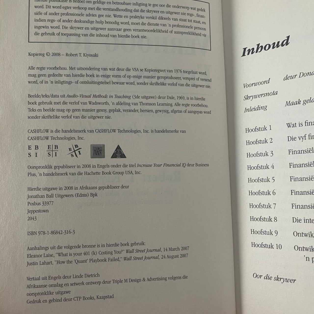 Verhoog Jou Finansiële IK — Raak Slimmer Met Jou Geld - Robert T. Kiyosaki