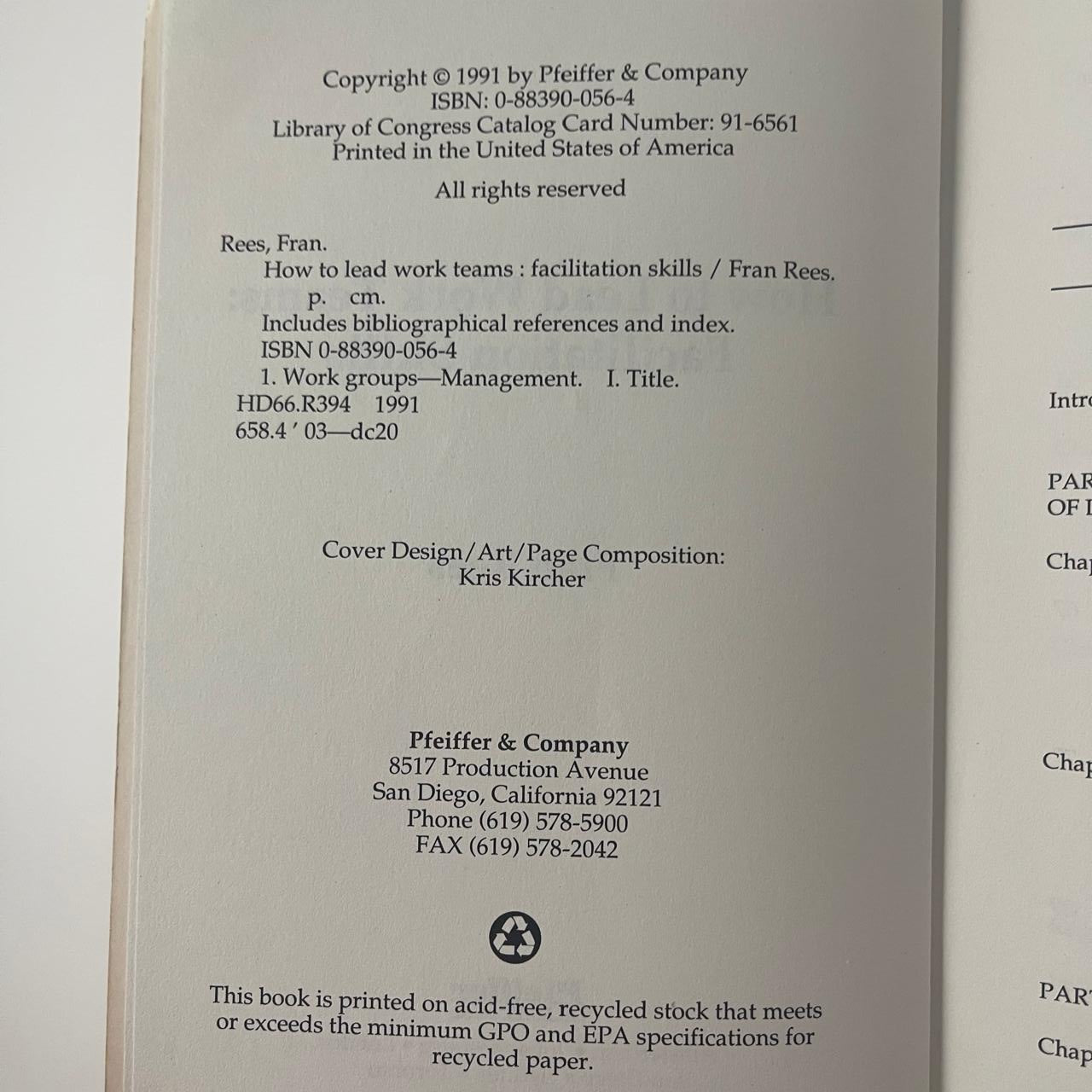 How to Lead Work Teams: Facilitation Skills — Fran Rees