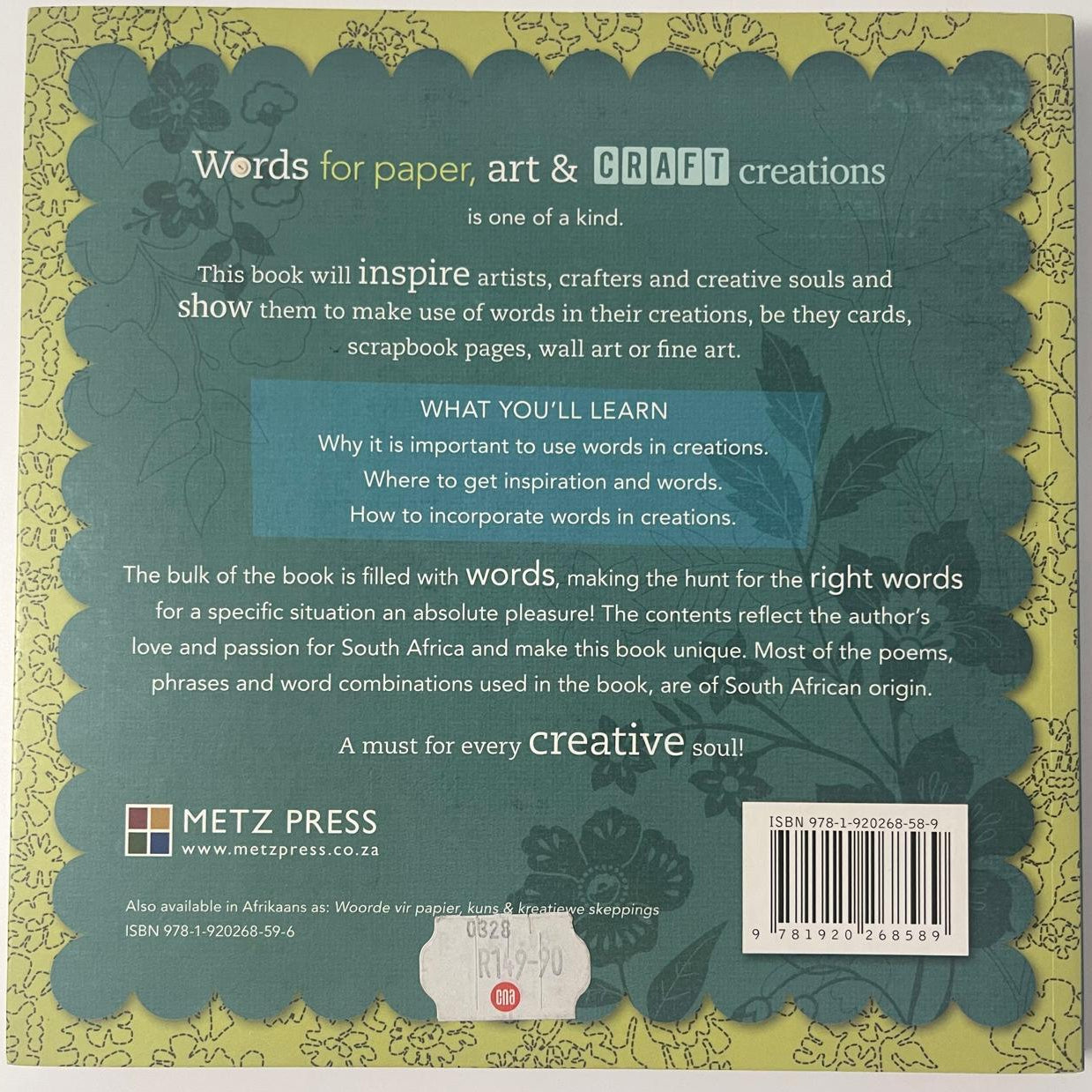 Words for Paper, Art & Craft Creations — Monica de Beer