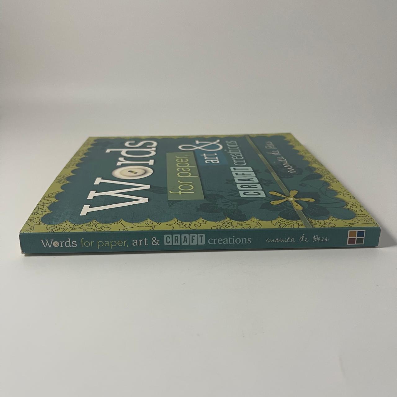 Words for Paper, Art & Craft Creations — Monica de Beer