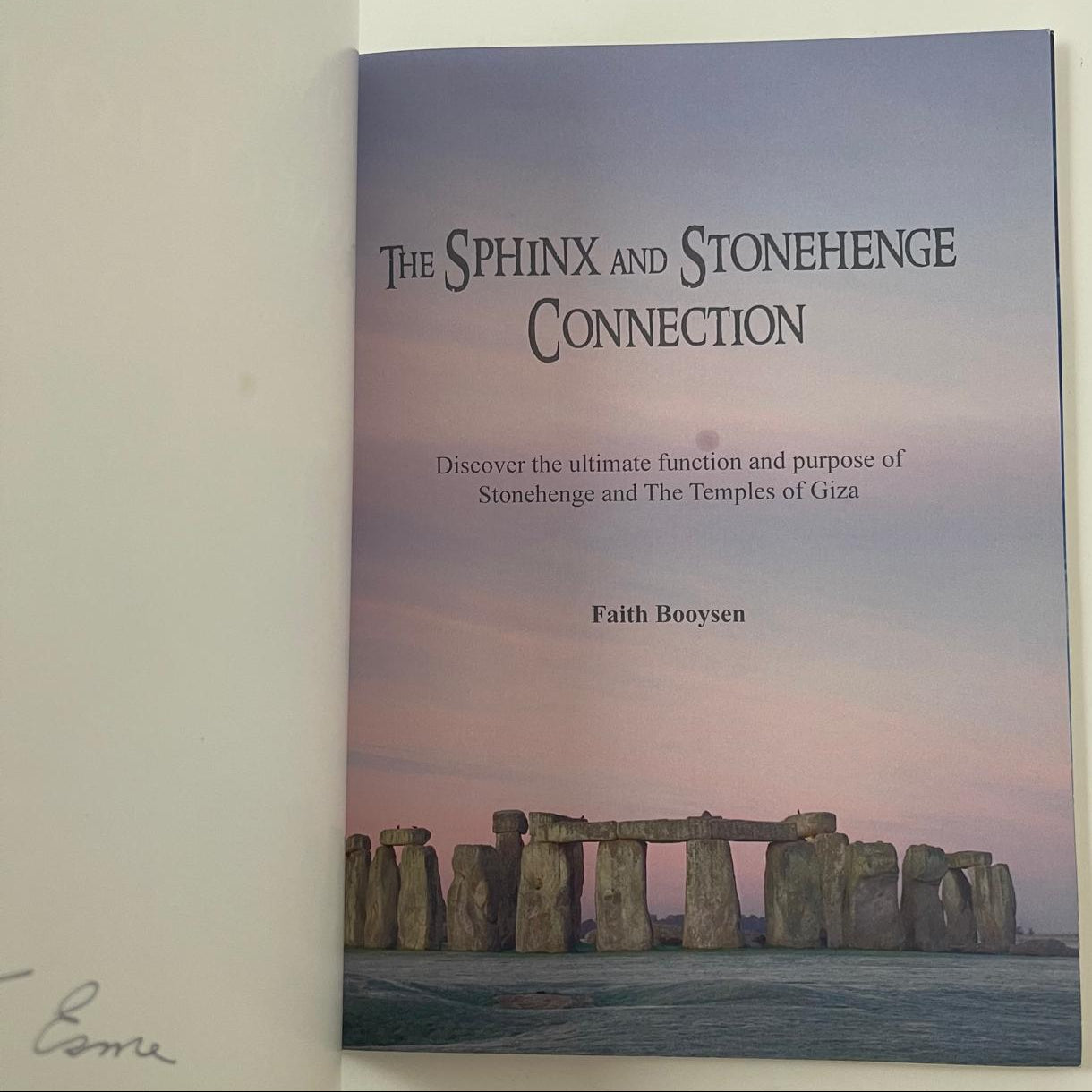 The Sphinx and Stonehenge Connection - Faith Booysen