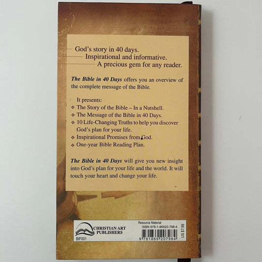 Devotional for Men - The Bible in 40 Days