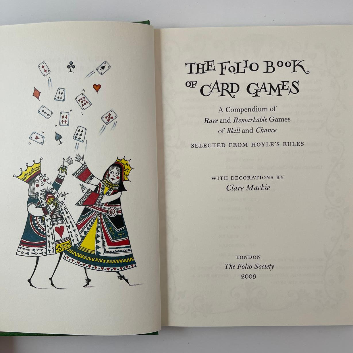 The Folio Book of Card Games: A Compendium of Rare and Remarkable Games of Skill and Chance