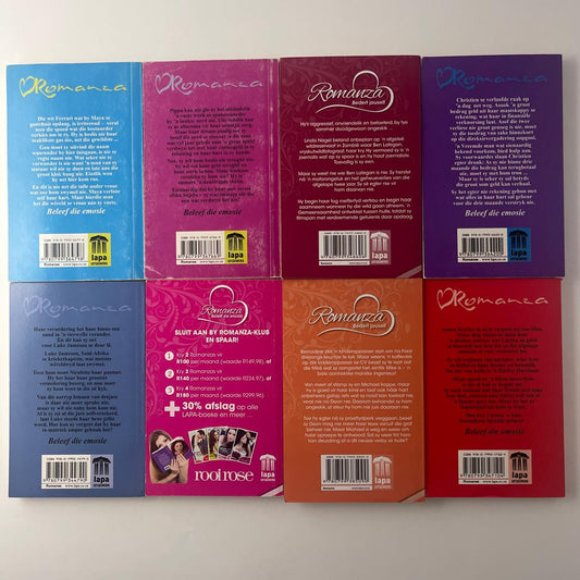 Afrikaanse Romanza Bundel 4 (8 Boeke)