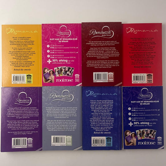 Afrikaanse Romanza Bundel 5 (8 Boeke)