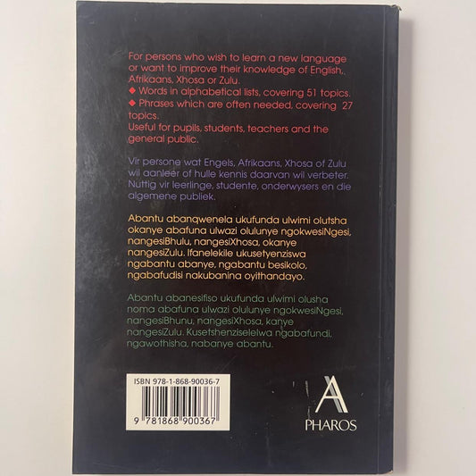 The English Afrikaans Xhosa Zulu Aid - Isabel Uys