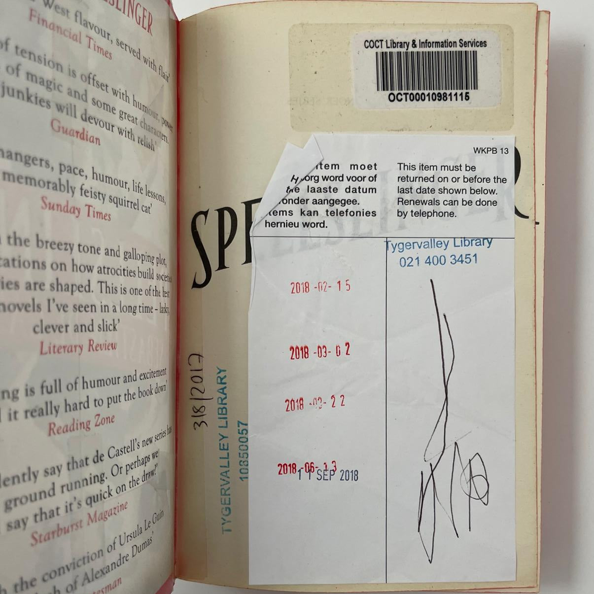 Spellslinger – Sebastien de Castell