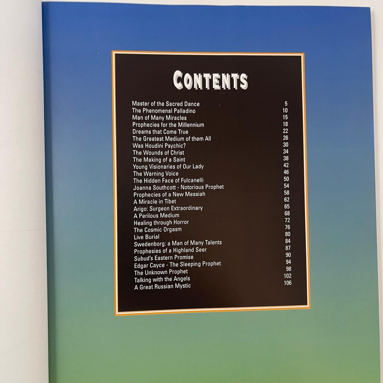 Mystics and Prophets – Marvels & Mysteries