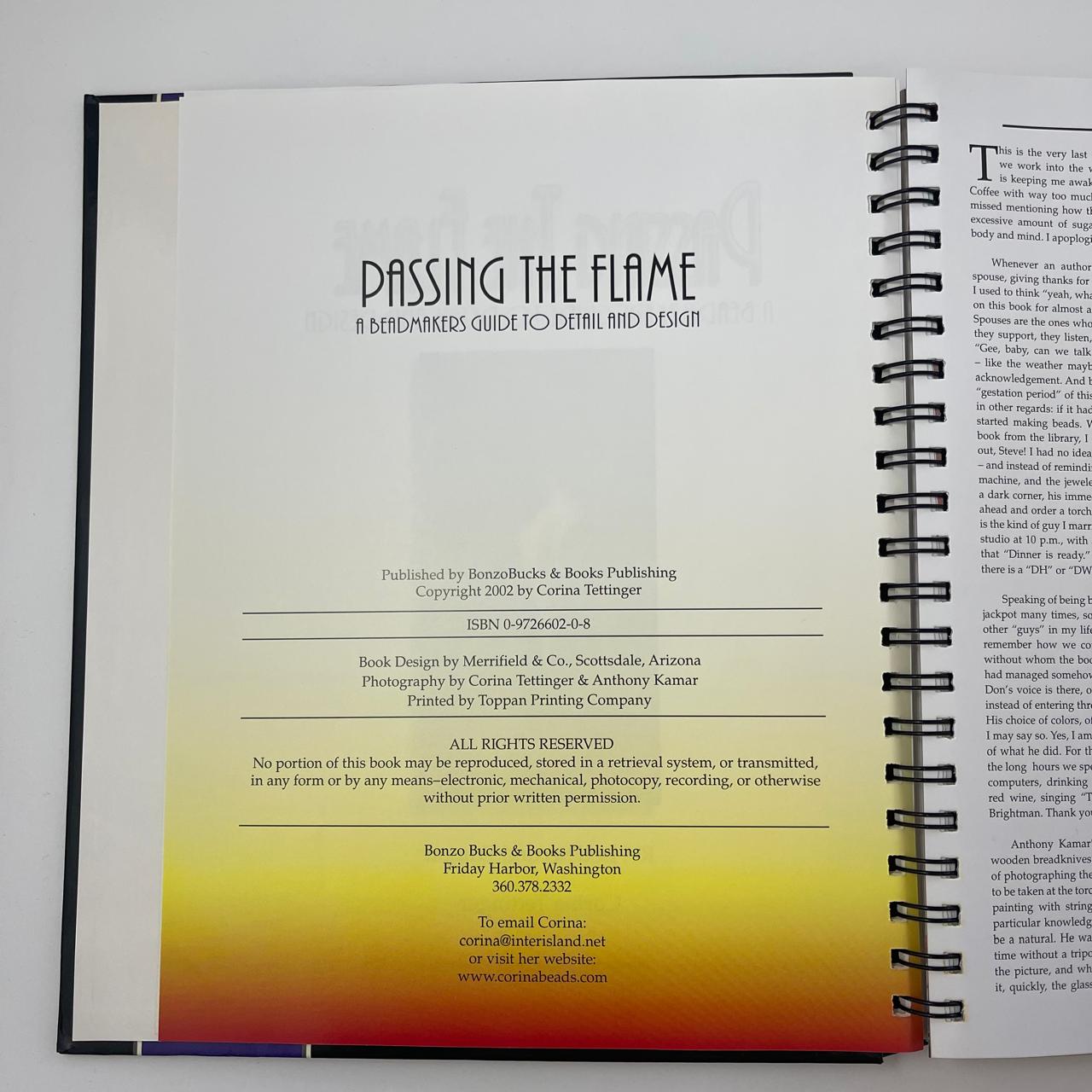 Passing the Flame (3rd Edition) – Corina Tettinger