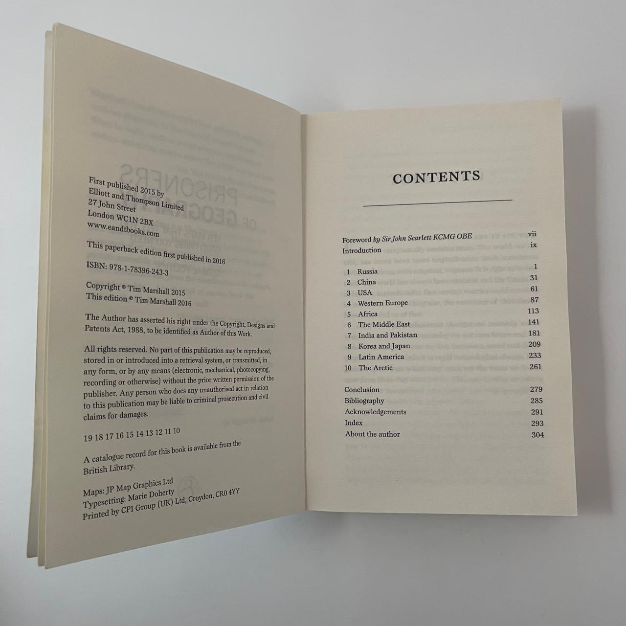 Prisoners of Geography by Tim marshall