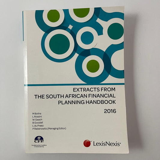 Extracts from The South African Financial Planning Handbook 2016