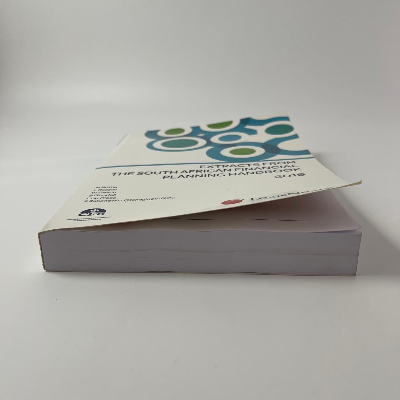 Extracts from The South African Financial Planning Handbook 2016