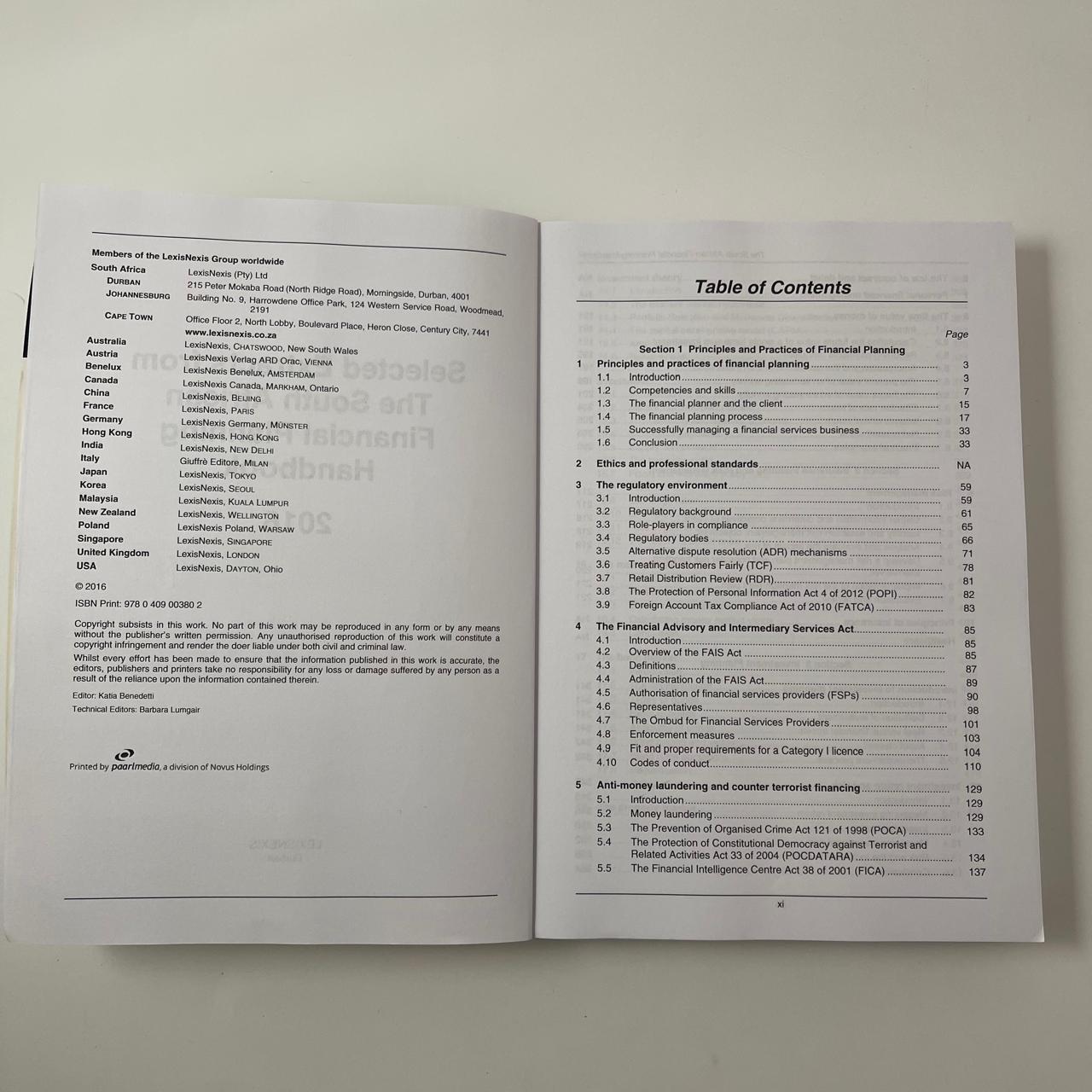 Extracts from The South African Financial Planning Handbook 2016