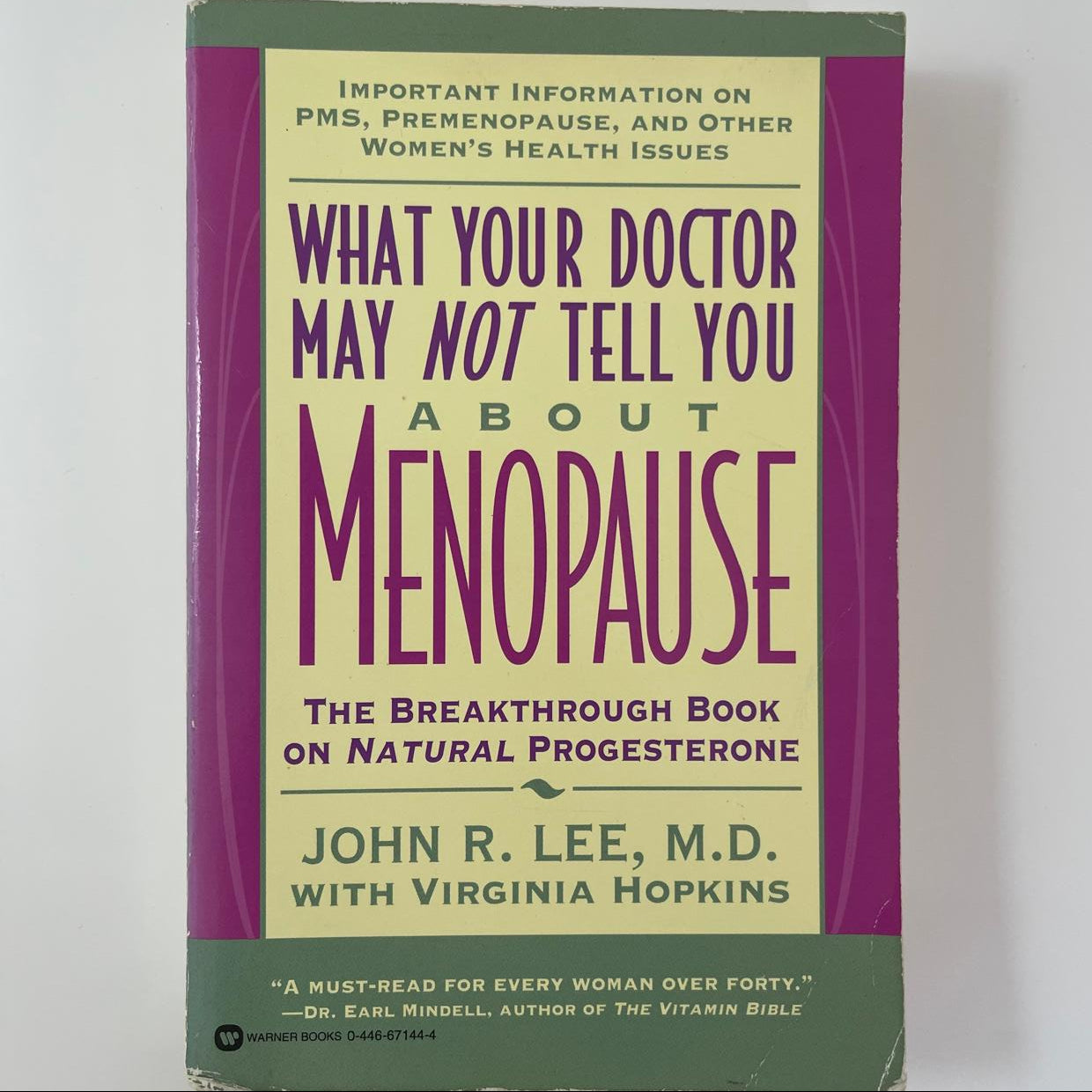 What Your Doctor May Not Tell You About Menopause - John R. Lee, M.D.