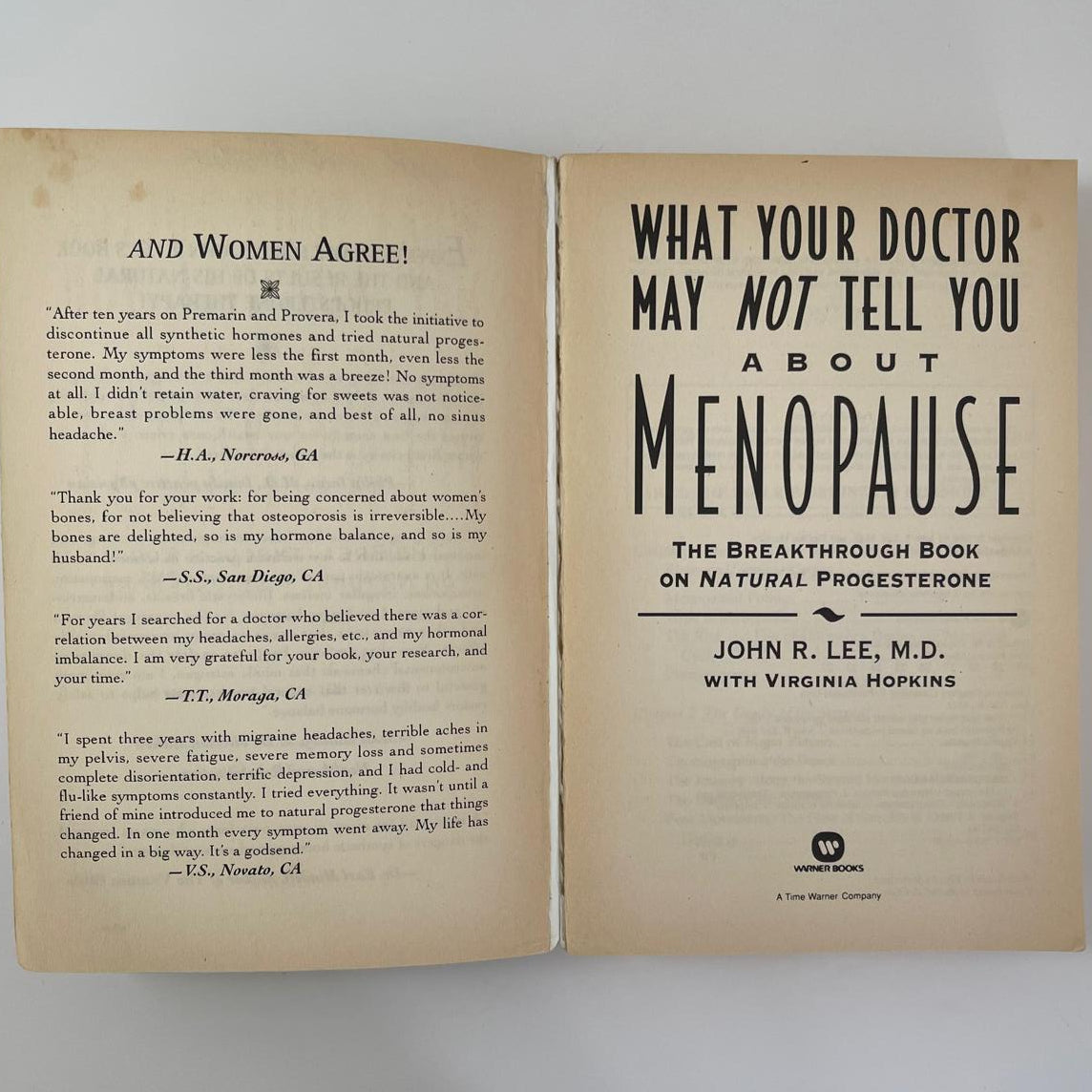 What Your Doctor May Not Tell You About Menopause - John R. Lee, M.D.